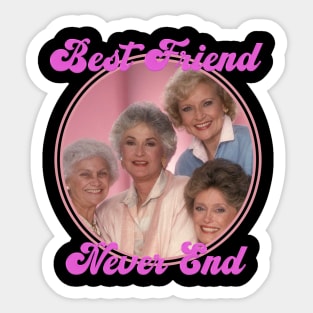 Best Friends golden girls Sticker